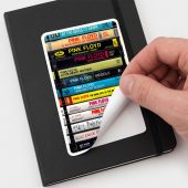 Pink Floyd Sticker - Albums Cassette Retro Collection Pink Floyd Sticker - Albums Cassette Retro Collection