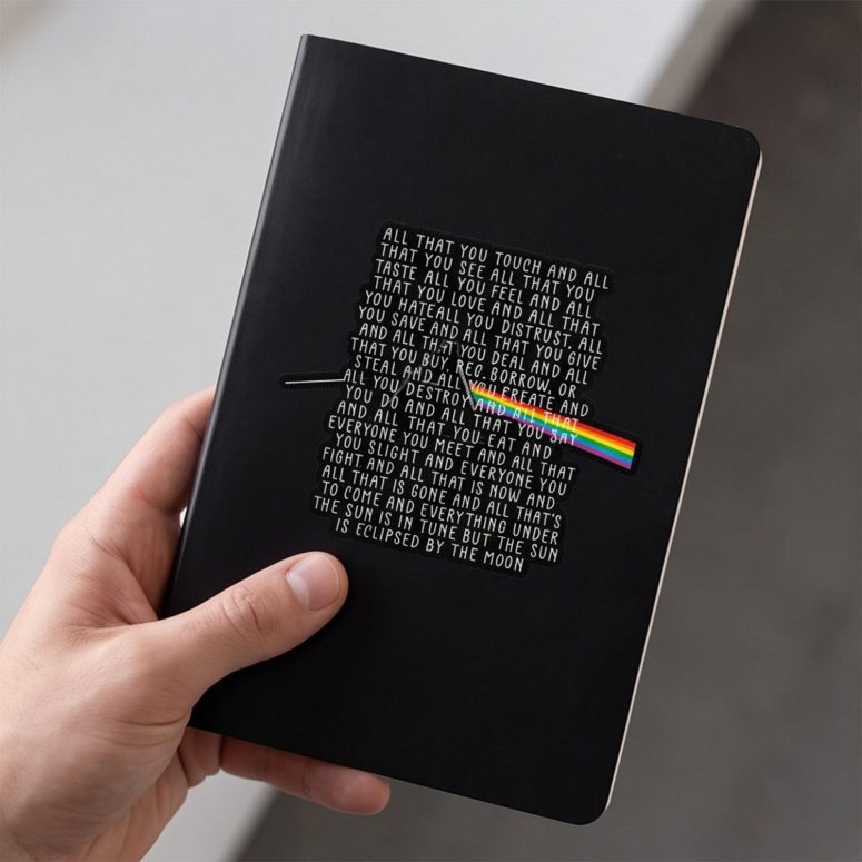 Pink Floyd Sticker - All that you touch and all that you see Eclipse Lyrics Pink Floyd Sticker - All that you touch and all that you see Eclipse Lyrics