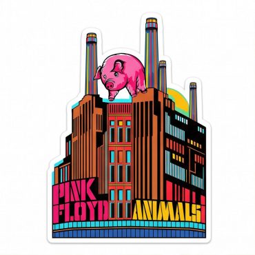Pink Floyd Sticker - Animals Psychedelic Art