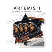 Pink Floyd Sticker - Artemis II See You On The Dark Side Of The Moon