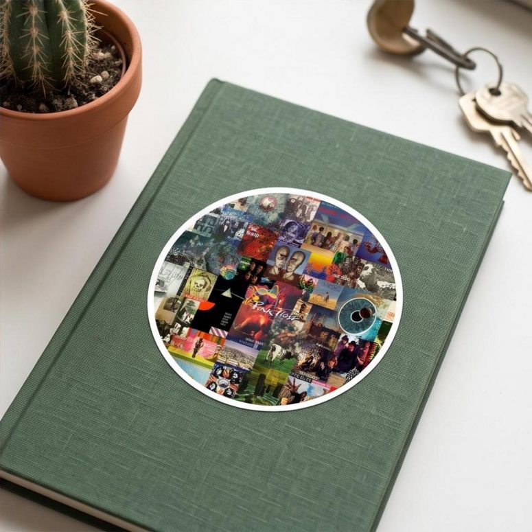 Pink Floyd Sticker - Collage Albums