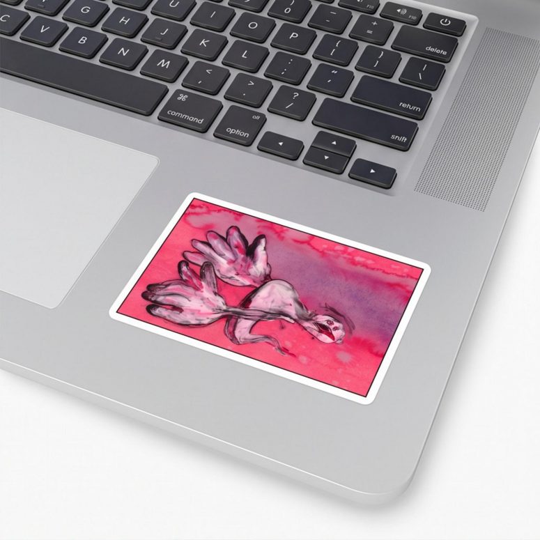 Pink Floyd Sticker - Comfortably Numb Pink Floyd Sticker - Comfortably Numb
