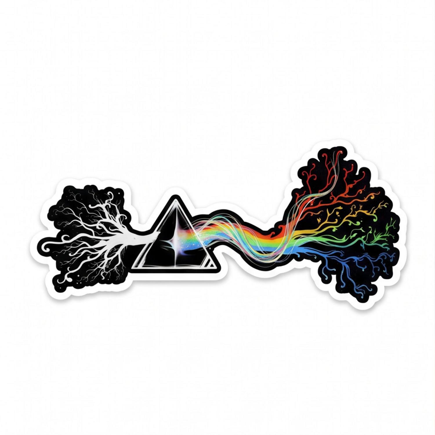 Pink Floyd Sticker - Dark Side Of Roots Prism Pink Floyd Sticker - Dark Side Of Roots Prism