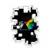Pink Floyd Sticker - Dark Side of the Moon Galaxy Break Wall