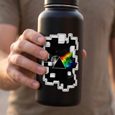 Pink Floyd Sticker - Dark Side of the Moon Galaxy Break Wall