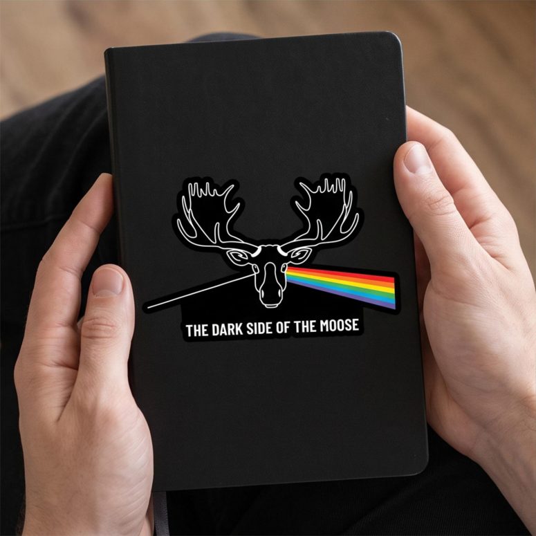 Pink Floyd Sticker - Dark Side Of The Moose