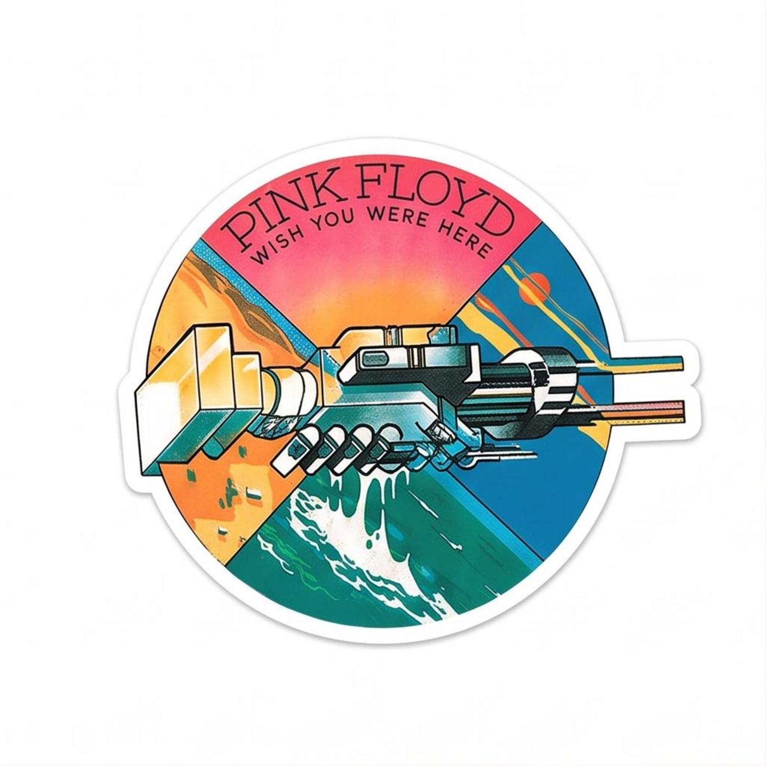 Pink Floyd Sticker - David Gilmour Live In Concert 1974 Pink Floyd Sticker - David Gilmour Live In Concert 1974