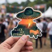 Pink Floyd Sticker - David GIlmour Luck And Strange Dark and Velvet Nights Pink Floyd Sticker - David GIlmour Luck And Strange Dark and Velvet Nights