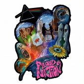 Pink Floyd Sticker - DSOTM WYWH Animals Album Collage oil painting