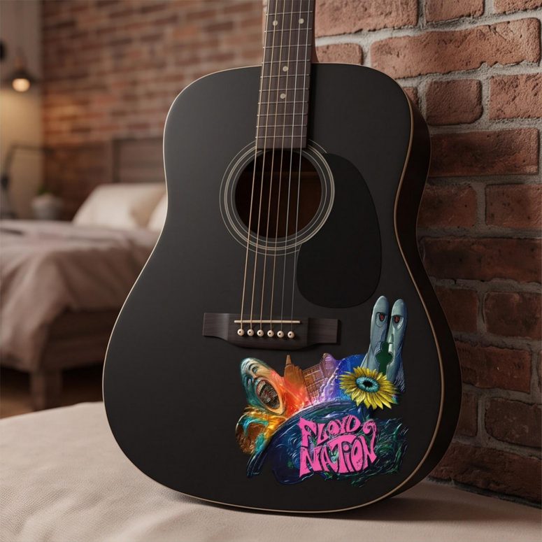 Pink Floyd Sticker - DSOTM WYWH Animals Album Collage oil painting Pink Floyd Sticker - DSOTM WYWH Animals Album Collage oil painting