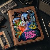 Pink Floyd Sticker - DSOTM WYWH Animals Album Collage oil painting Pink Floyd Sticker - DSOTM WYWH Animals Album Collage oil painting