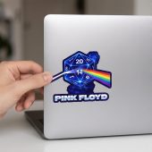Pink Floyd Sticker - DSOTM x Dungeons and Dragons Dice Pink Floyd Sticker - DSOTM x Dungeons and Dragons Dice