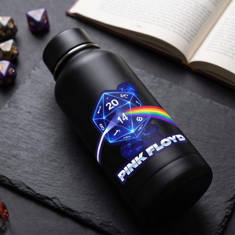Pink Floyd Sticker - DSOTM x Dungeons and Dragons Dice Pink Floyd Sticker - DSOTM x Dungeons and Dragons Dice