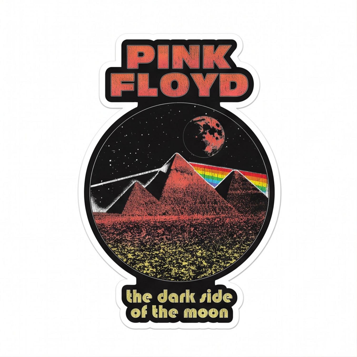 Pink Floyd Sticker - DSOTM50 Pyramid Pink Floyd Sticker - DSOTM50 Pyramid