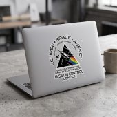 Pink Floyd Sticker - Eclipse Space Agency Exploration of TDSOTM Mission Control London