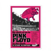 Pink Floyd Sticker - En Chair Et En Os Le Stade Olympique In The Flesh Concert