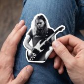 Pink Floyd Sticker - Gilmour at Earls Court with the Black Strat 1973 Pink Floyd Sticker - Gilmour at Earls Court with the Black Strat 1973