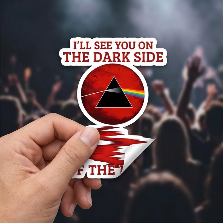 Pink Floyd Sticker - I’ll see you on the Dark Side Pink Floyd Sticker - I’ll see you on the Dark Side