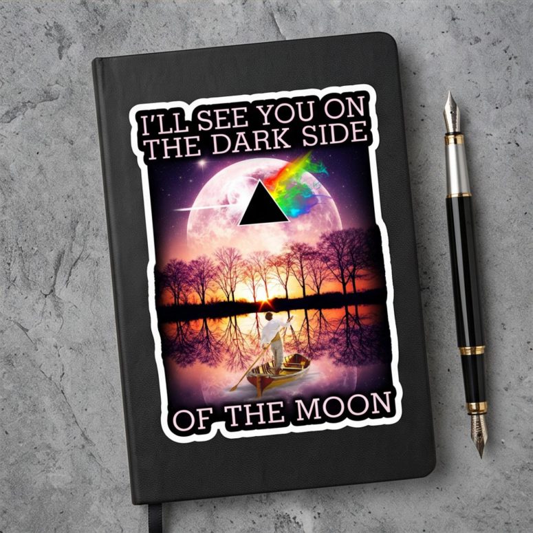 Pink Floyd Sticker - I’ll See You On The Dark Side Of The Moon