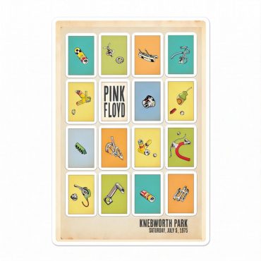 Pink Floyd Sticker - Knebworth Park Bicycle Parts 1975