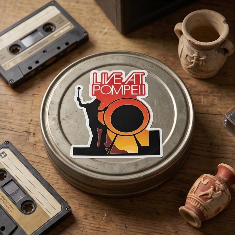 Pink Floyd Sticker - Pink Floyd Live At Pompeii Pink Floyd Sticker - Pink Floyd Live At Pompeii