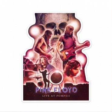 Pink Floyd Sticker - Pink Floyd Live At PomPeii Illustration