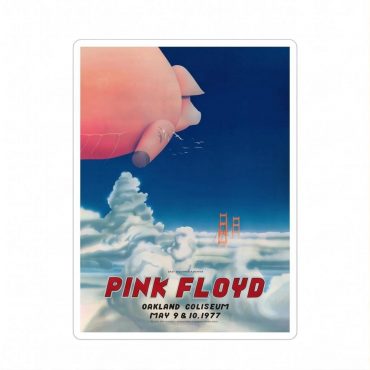Pink Floyd Sticker - Pink Floyd Oakland Coliseum Poster