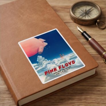 Pink Floyd Sticker - Pink Floyd Oakland Coliseum Poster