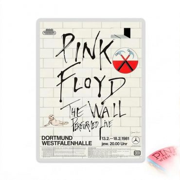 Pink Floyd Sticker - Pink Floyd The Wall Original Vintage Tour Poster for Dortmund Germany 1981 Pink Floyd Sticker - Pink Floyd The Wall Original Vintage Tour Poster for Dortmund Germany 1981