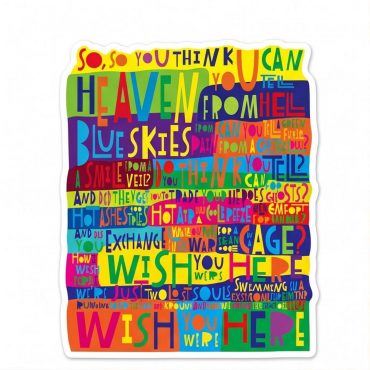 Pink Floyd Sticker - Pink Floyd Wish You Were Here Limited Edition Art Print Signed LyricArt