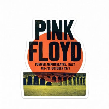 Pink Floyd Sticker - Pompeii Amphitheatre Italy 1971