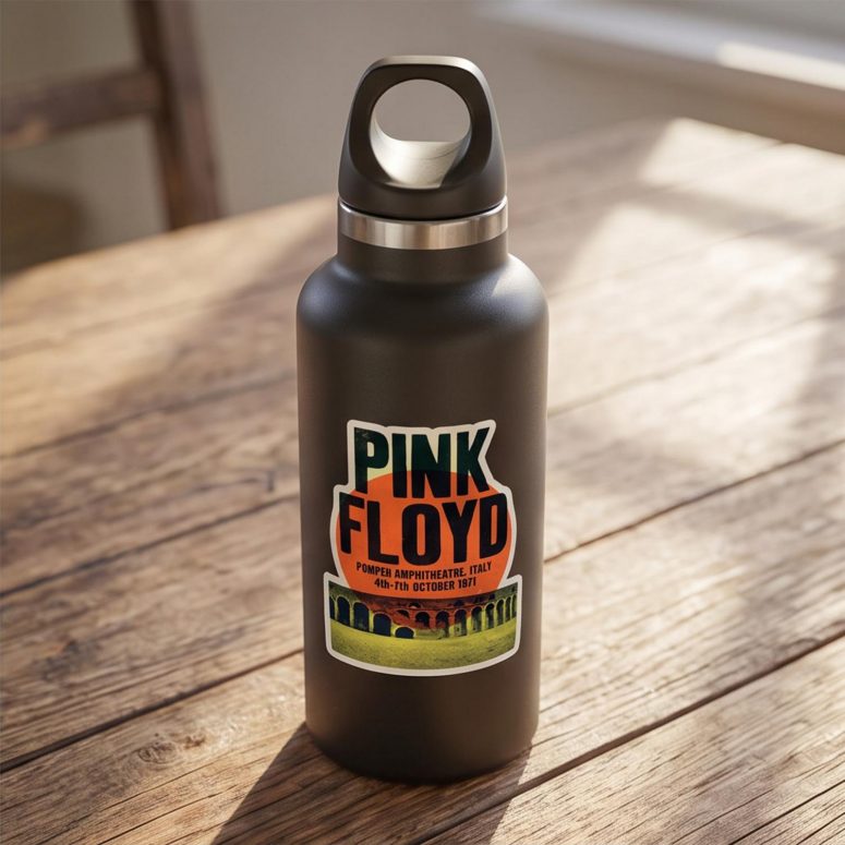 Pink Floyd Sticker - Pompeii Amphitheatre Italy 1971