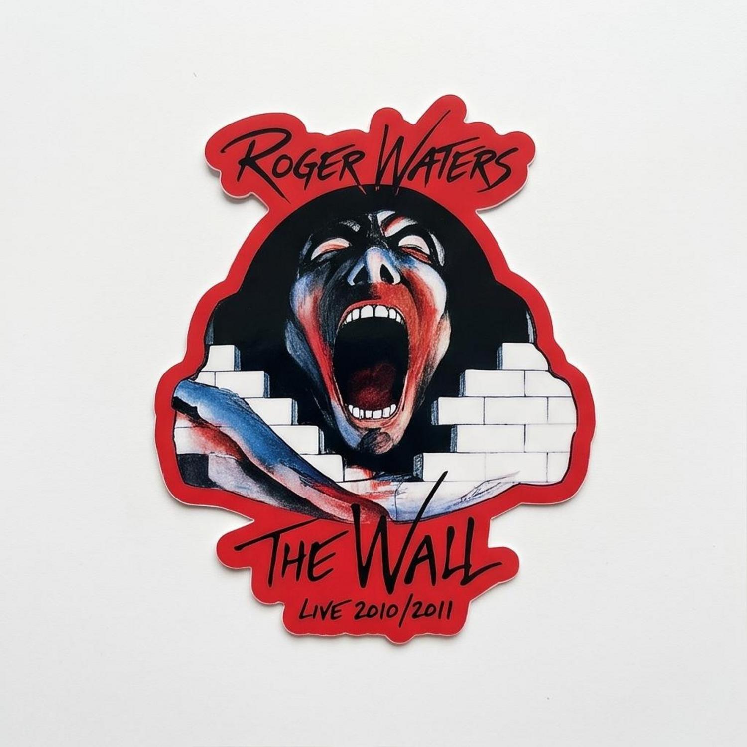 Pink Floyd Sticker - Roger Waters special tour print The Wall Pink Floyd Sticker - Roger Waters special tour print The Wall
