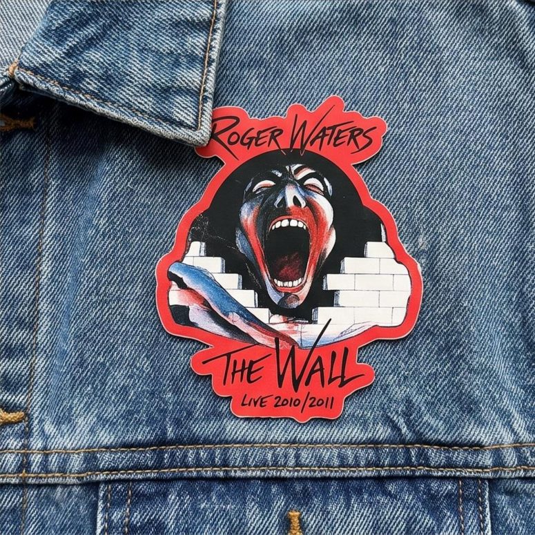 Pink Floyd Sticker - Roger Waters special tour print The Wall Pink Floyd Sticker - Roger Waters special tour print The Wall