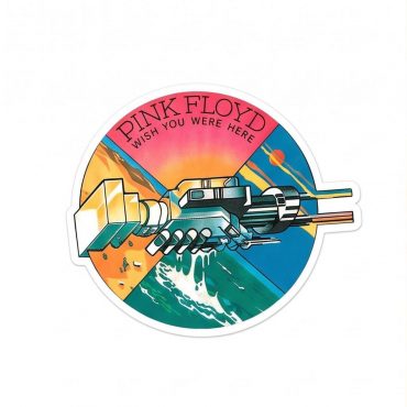 Pink Floyd Sticker - TDSOTM Vinyl Disk Animals Atom Heart Mother Monalisa Parody