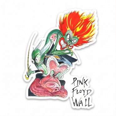 Pink Floyd Sticker - The Characters The Wall