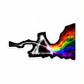 Pink Floyd Sticker - The Dark Side Of The Moon Electric Smoke