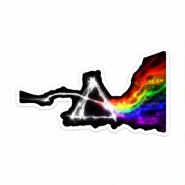 Pink Floyd Sticker - The Dark Side Of The Moon Electric Smoke