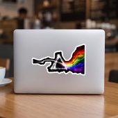 Pink Floyd Sticker - The Dark Side Of The Moon Electric Smoke