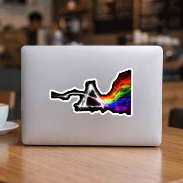 Pink Floyd Sticker - The Dark Side Of The Moon Electric Smoke