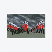 Pink Floyd Sticker - The Marching Hammers The Wall