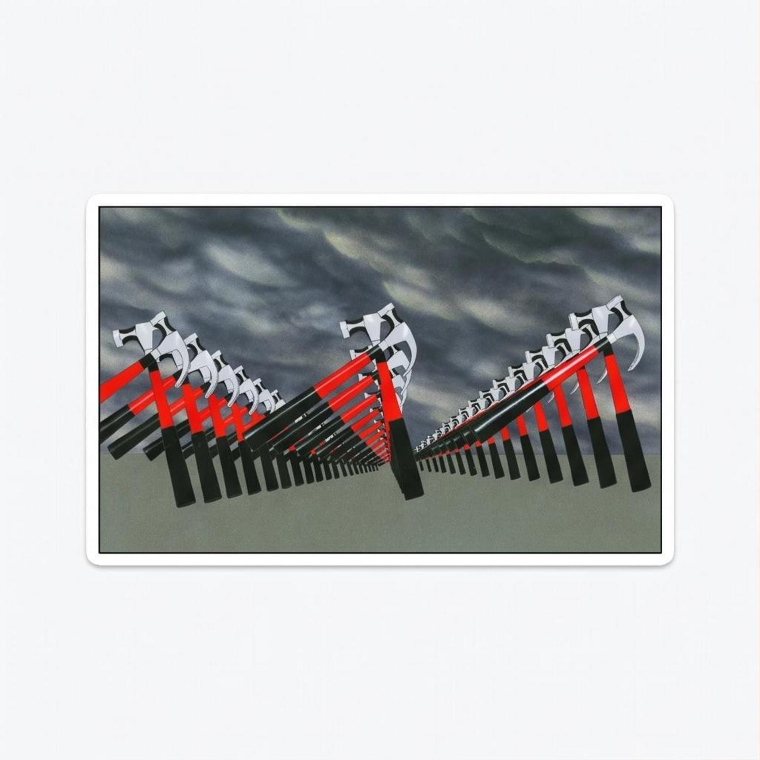 Pink Floyd Sticker - The Marching Hammers The Wall Pink Floyd Sticker - The Marching Hammers The Wall