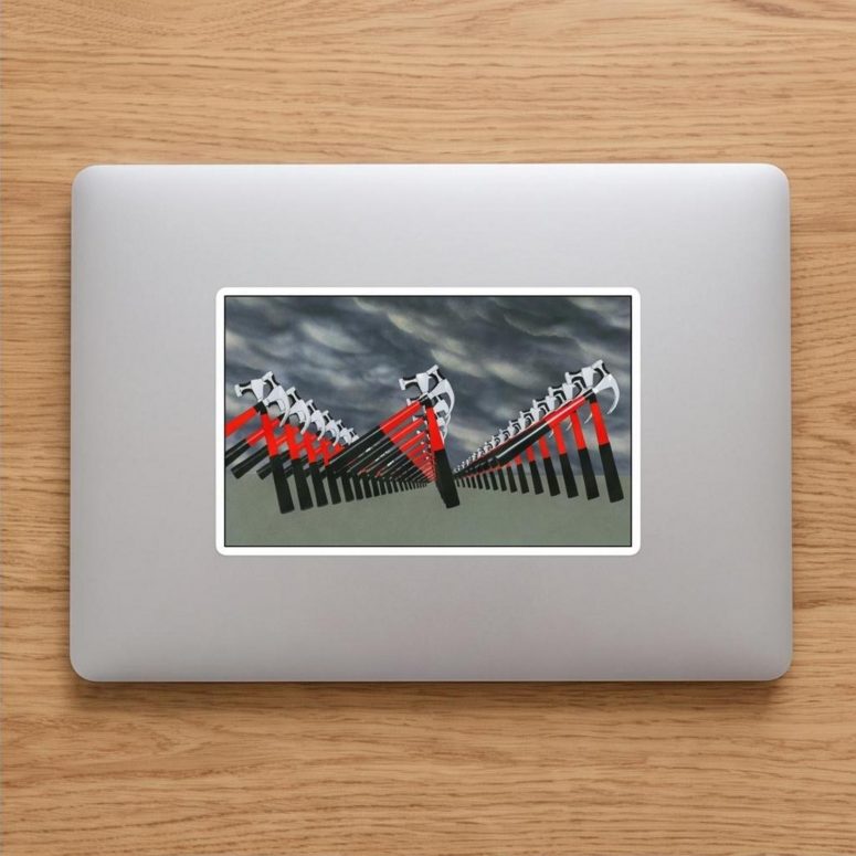Pink Floyd Sticker - The Marching Hammers The Wall Pink Floyd Sticker - The Marching Hammers The Wall