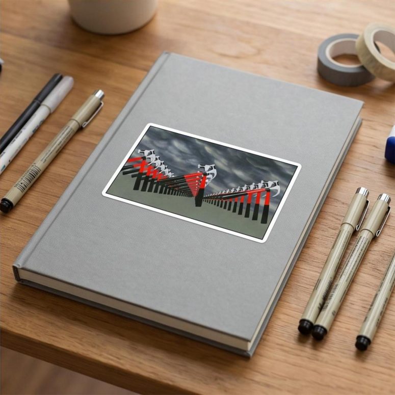 Pink Floyd Sticker - The Marching Hammers The Wall Pink Floyd Sticker - The Marching Hammers The Wall