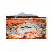 Pink Floyd Sticker - This is where the magic happens Pink Floyd in Pompeii Painting