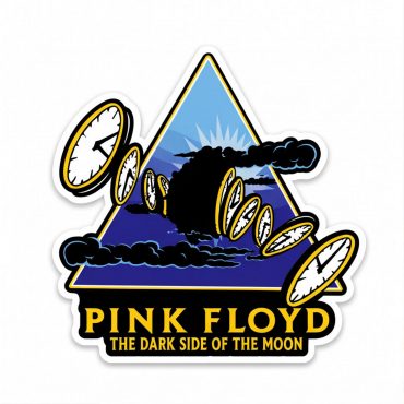 Pink Floyd Sticker - Time Dark Side Of The Moon
