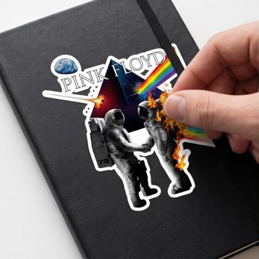 Pink Floyd Sticker - Wish You Were Here DSOTM Astronaut Handshake