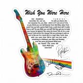 Pink Floyd Sticker - Wish You Were Here Pink Floyd Sign Guitar