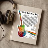 Pink Floyd Sticker - Wish You Were Here Pink Floyd Sign Guitar Pink Floyd Sticker - Wish You Were Here Pink Floyd Sign Guitar