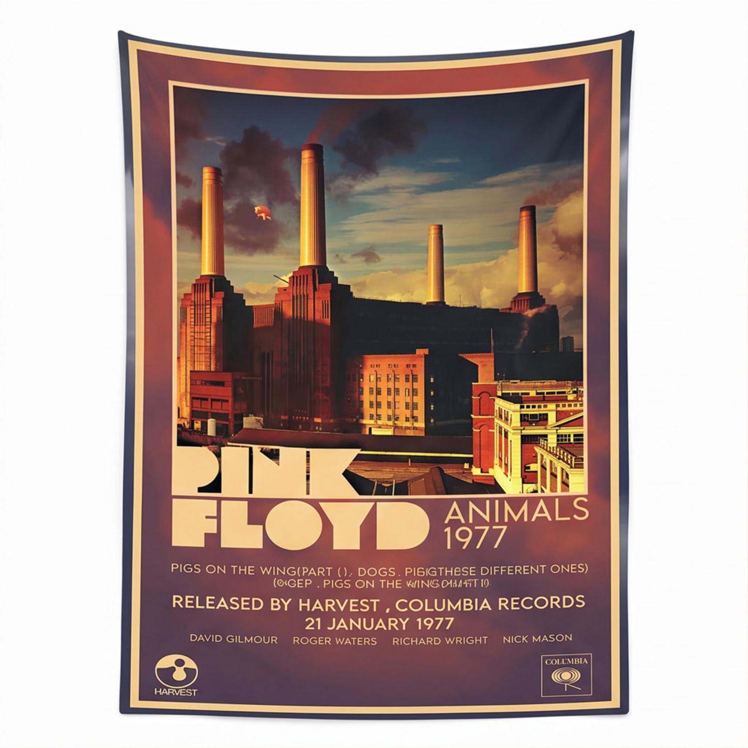 Pink Floyd Tapestry - 1977 Animals Album Pink Floyd Tapestry - 1977 Animals Album